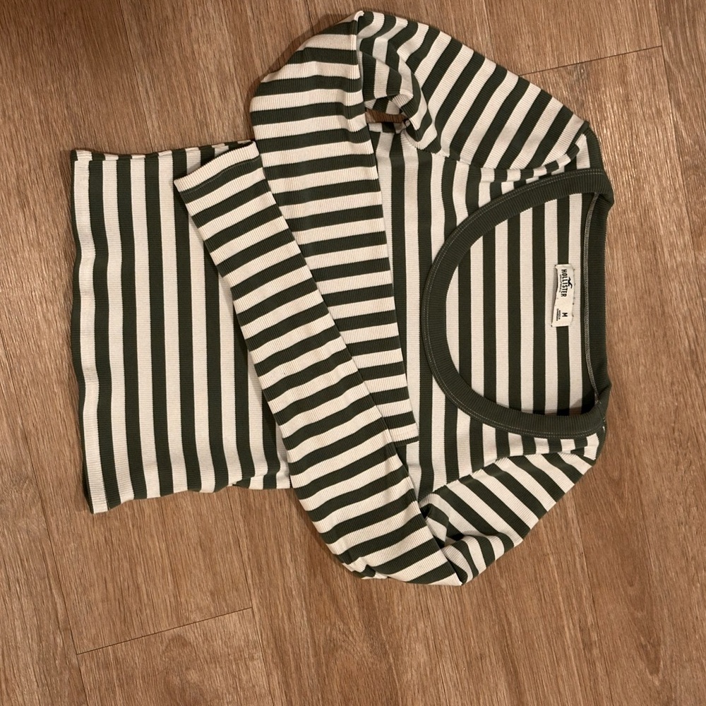 Striped Long Sleeve Hollister Top